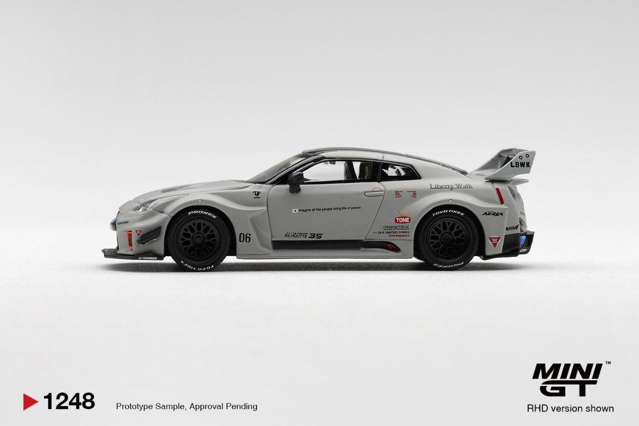 Mini GT 1:64 Nissan LB-Silhouette Works GT 35GT-RR Ver.1 Matt Grey #1248