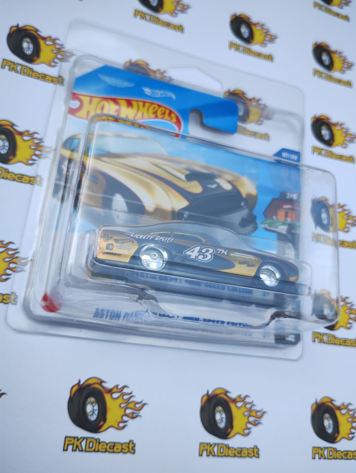 Hot Wheels 1:64 Aston Martin DB4GT High-Speed Edition SUPER TREASURE HUNT With Protector