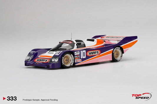 Top Speed 1:18 Porsche 962 #10 - Hotchkis Racing - 5th 1987 IMSA Daytona 24 Hours TS0333
