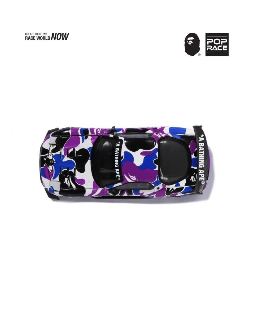 Pop Race x Bape 1:64 Bathing Ape RX7 FD3S Purple