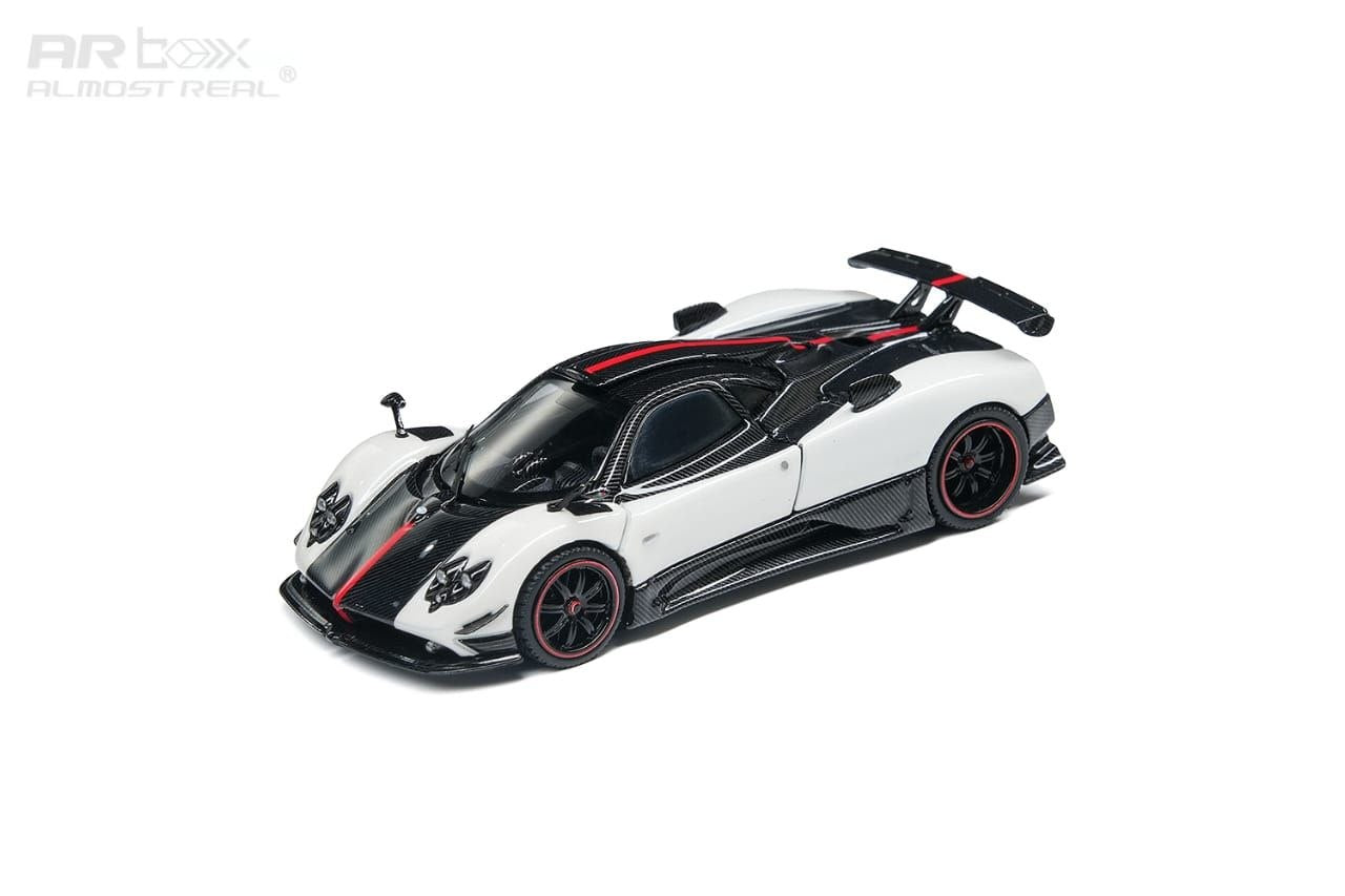 AR Box Almost Real 1:64 Zonda Cinque Coupe 2009 Bianco Benny White