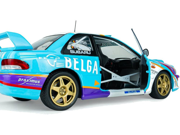 Solido 1:18 Subaru Impreza S5 WRC99 Green Belgium Ypres Westhoek Rally 1998 #2