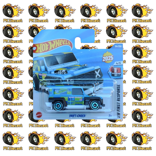 Hot Wheels 1:64 Mainline Drift-Ender 114/250 HW First Response Short Card