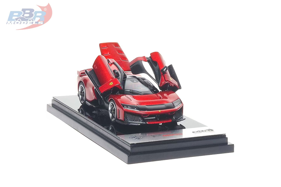 BBR Models x AR Box 1:64 Ferrari F80 Supercar Rosso Red BBR64001H