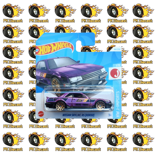 Hot Wheels 1:64 2024 Mainline Nissan Skyline RS (KDR30) 44/250 HW J-Imports Short Card *Damaged Card*