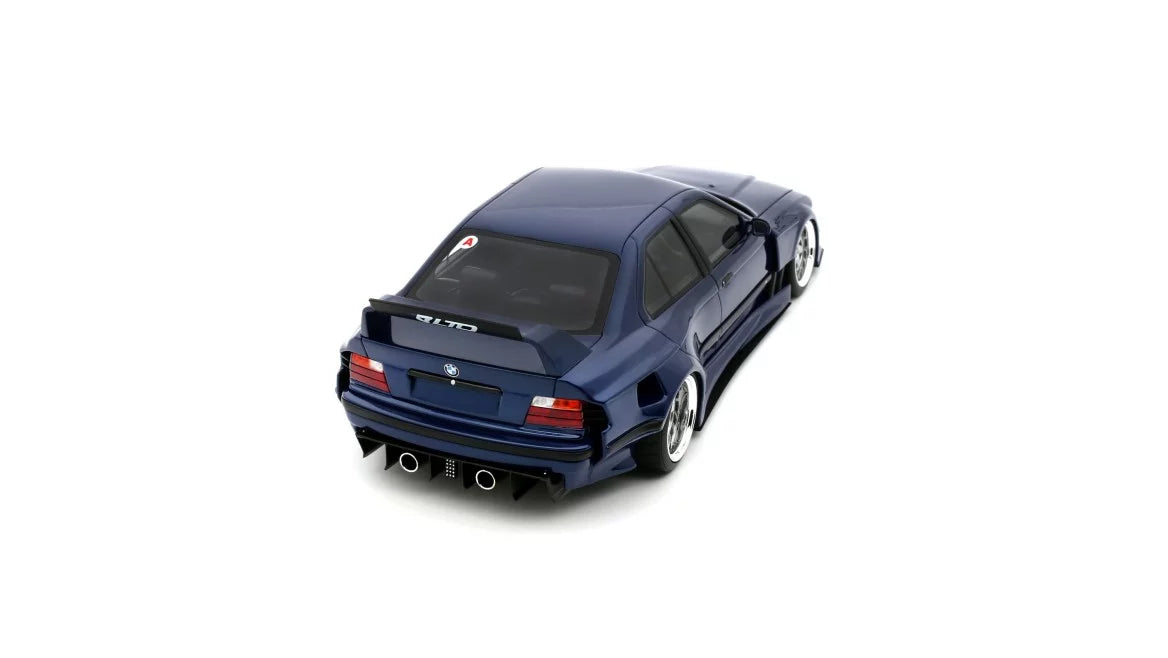 Ottomobile 1:18 BMW E36 LTO Sedan Turbo Khyzyl Saleem Avus Blue 2023 OT1174