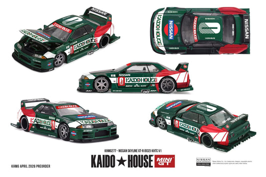 Kaido House x Mini GT 1:64 Nissan Skyline GT-R (R32) KHTC V1 #277