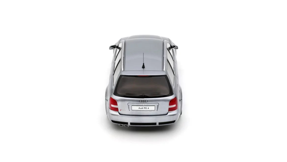 Ottomobile 1:18 Audi RS 4 (B5) Avant "stanced" Avus Silver 2025 *Resin Series* OT1396