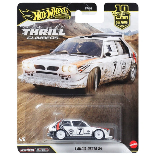 Hot Wheels 2026 1:64 Thrill Climbers Lancia Delta S4 Premium 4/5