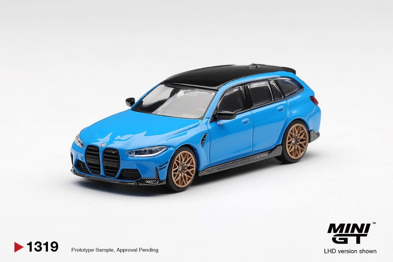 Mini GT 1:64 BMW M3 M Performance Touring Riviera Blue #1319