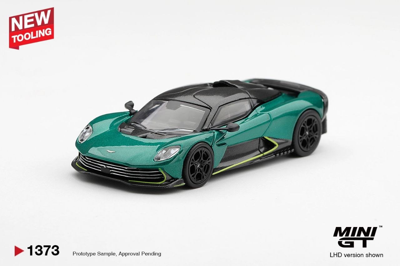 Mini GT 1:64 Aston Martin Valhalla Podium Green #1373