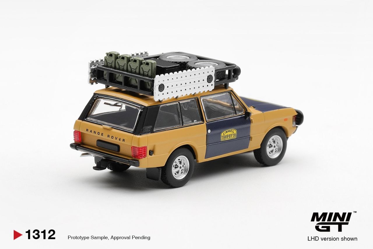 Mini GT 1:64 1981 Land Rover Range Rover *Camel Trophy* (LHD) H.Fischer/W. Bays Sumatra