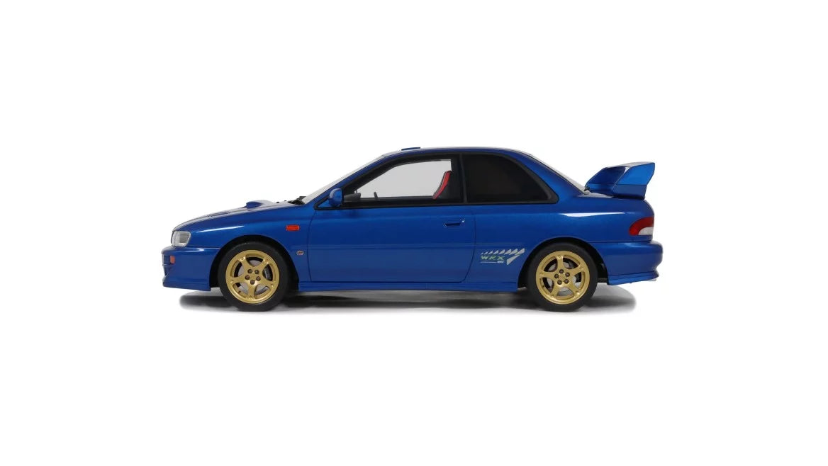 Ottomobile 1:18 Subaru Impreza WRX Type R STi Ver. V Limited Sonic Blue 1999 *Resin Series