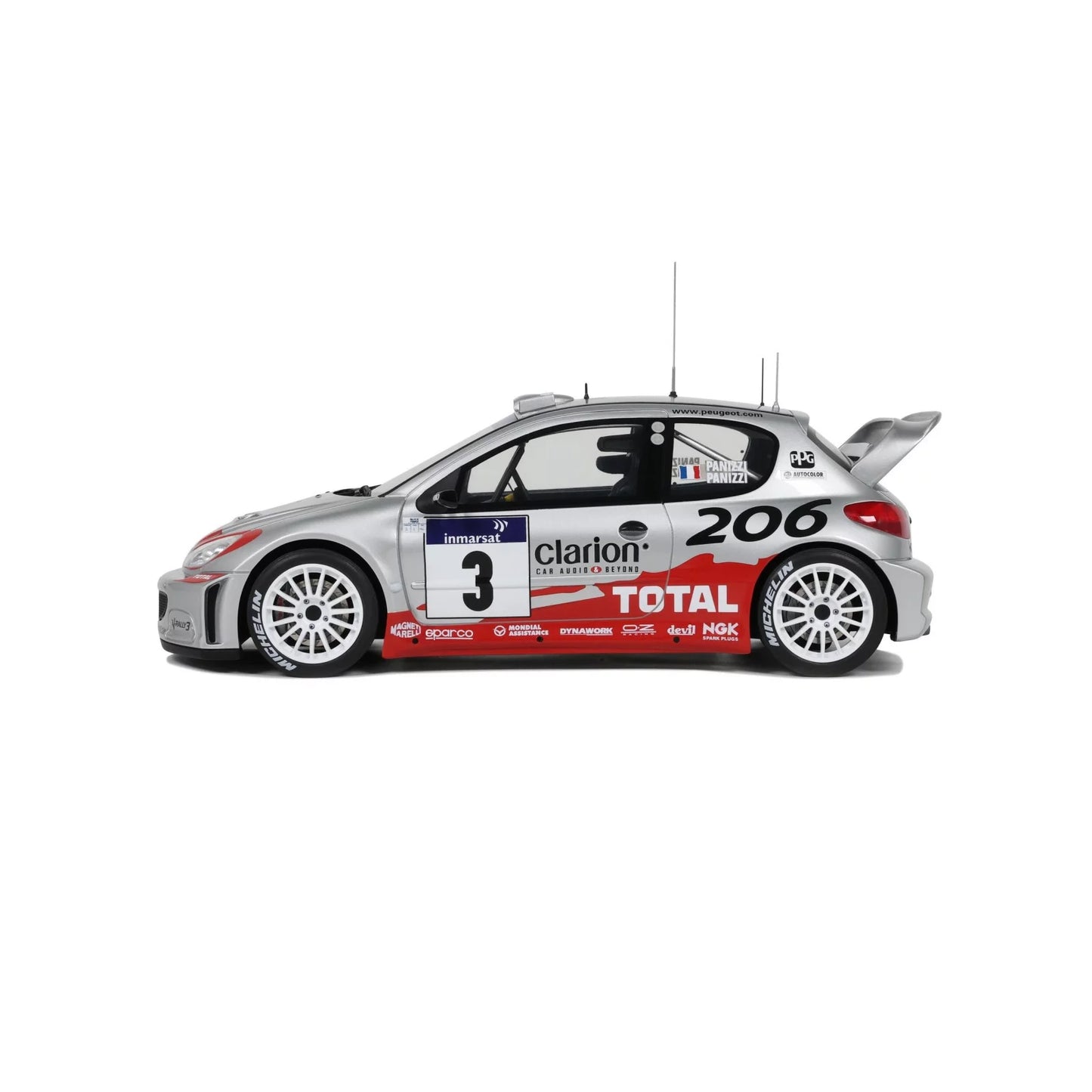 Ottomobile 1:18 Peugeot 206 WRC Tour de Corse 2002
