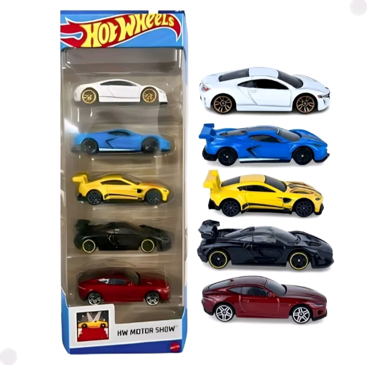 Hot Wheels 1:64 HW Motor Show 5 Car Multipack