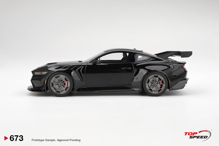 Top Speed 1:18 Ford Mustang GTD Shadow Black TS0673