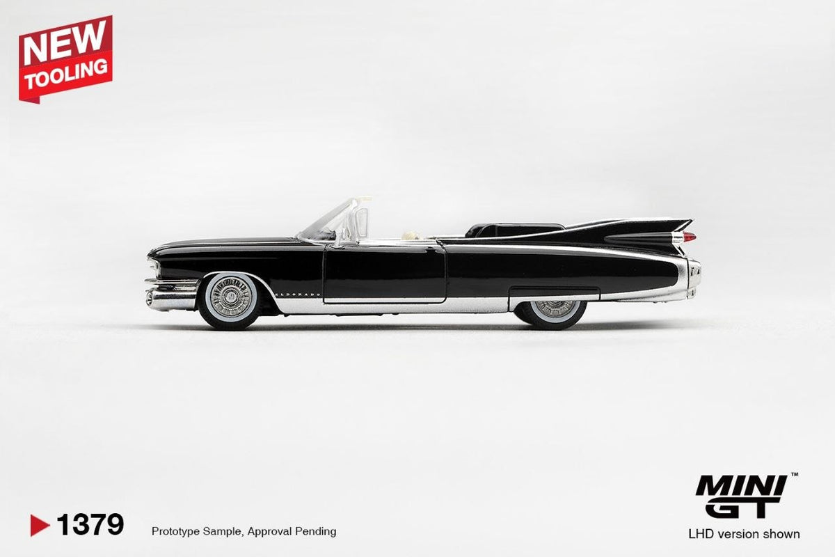 Mini GT 1:64 Cadillac Eldorado Biarritz 1959 Black #1379