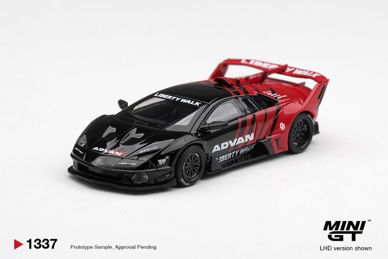 Mini GT 1:64 Lamborghini LB-Silhouette WORKS MURCIELAGO GT Evo Advan #1337