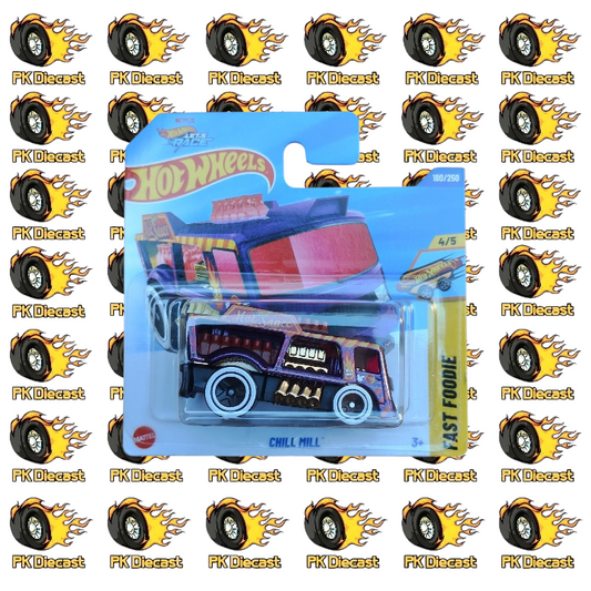 Hot Wheels 1:64 Mainline Chill Mill  180/250 Fast Foodie Short Card *Treasure Hunt*