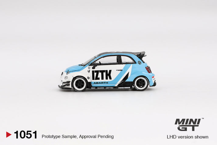 Mini GT 1:64 Abarth 595 LB-WORKS x Abas Works IZTK (LHD) #1051