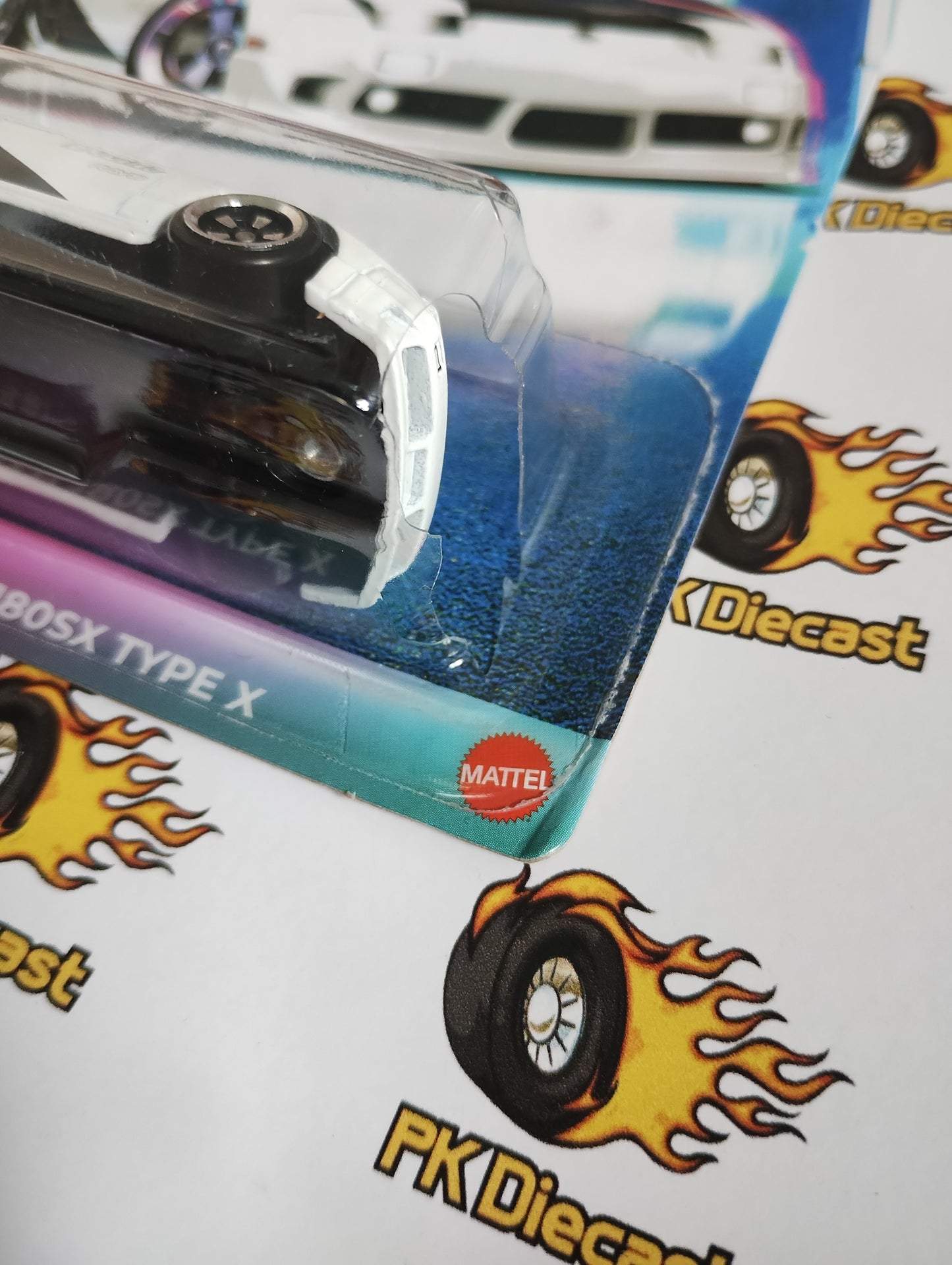 Hot Wheels 1:64 90s Street Scene '96 Nissan 180SX Type X 1/5 *CRACKED BLISTER*