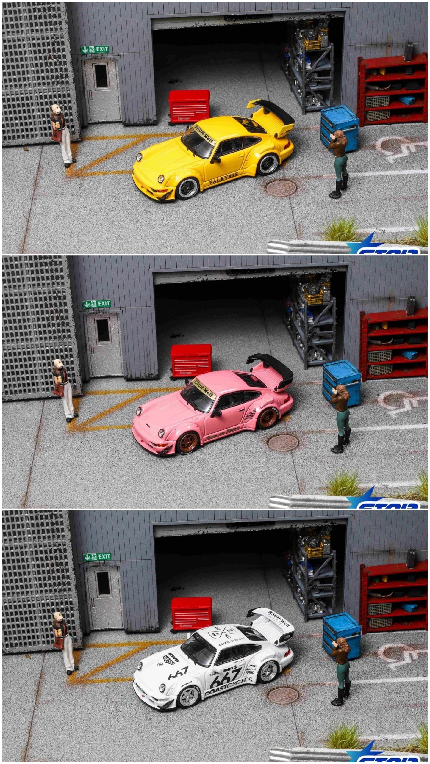 Star Model 1:64 Diecast RWB 964 GT Wing