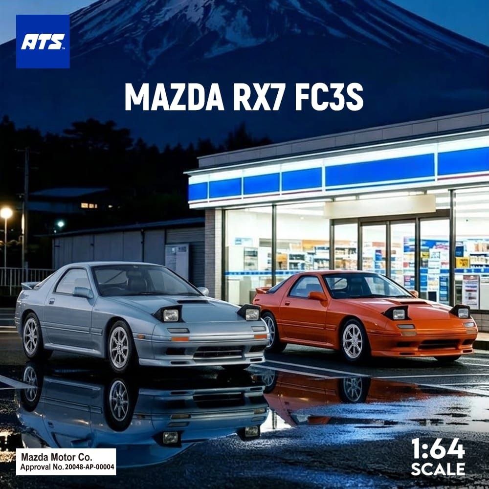 ATS 1:64 Diecast Model Mazda RX-7 FC3S