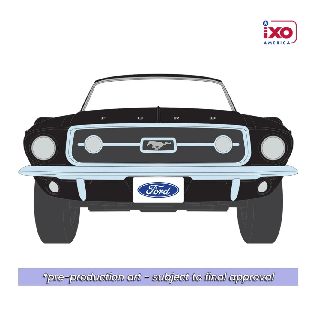 IXO America 1:64 1967 Ford Mustang GT Fastback Raven Black