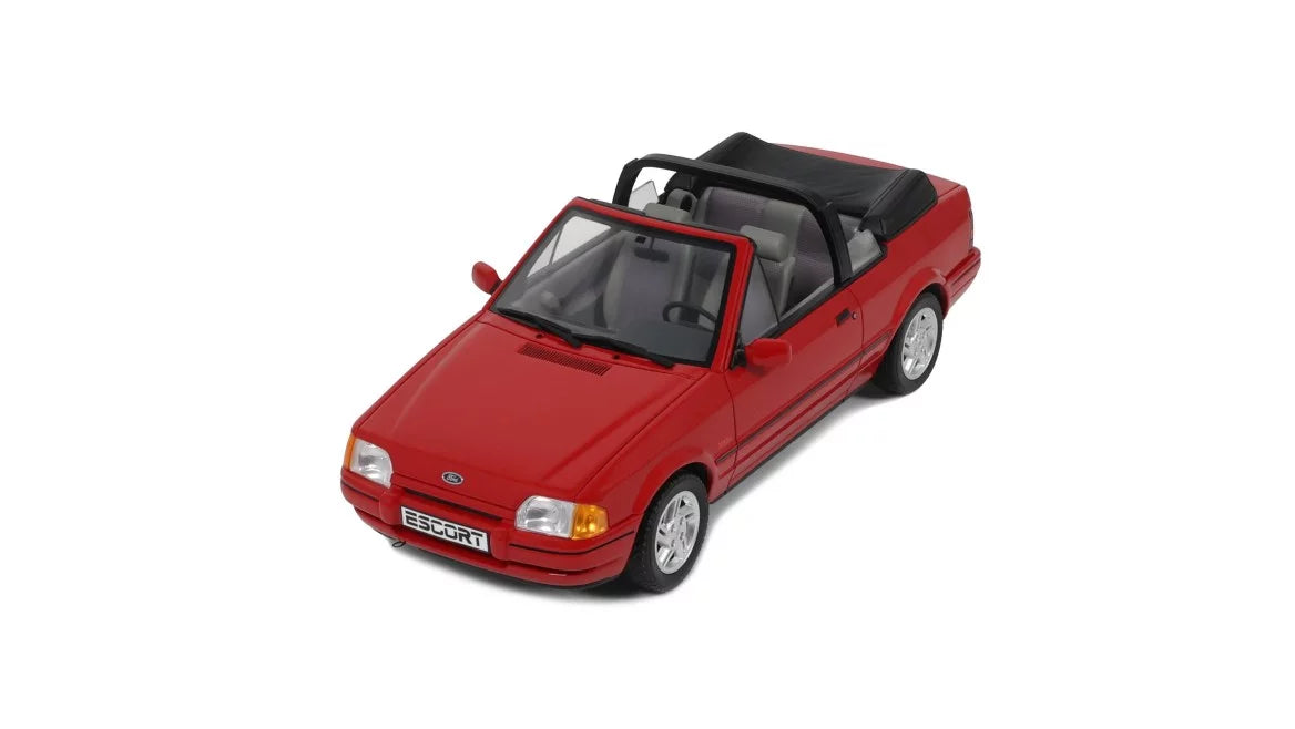 Ottomobile 1:18 Ford Escort Mk4 XR3i Cabriolet Flamenco-Rot 1986 OT1254