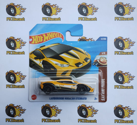 Hot Wheels 2025 Lamborghini Huracan Sterrato - Safari Mode - 41/250 Short Card