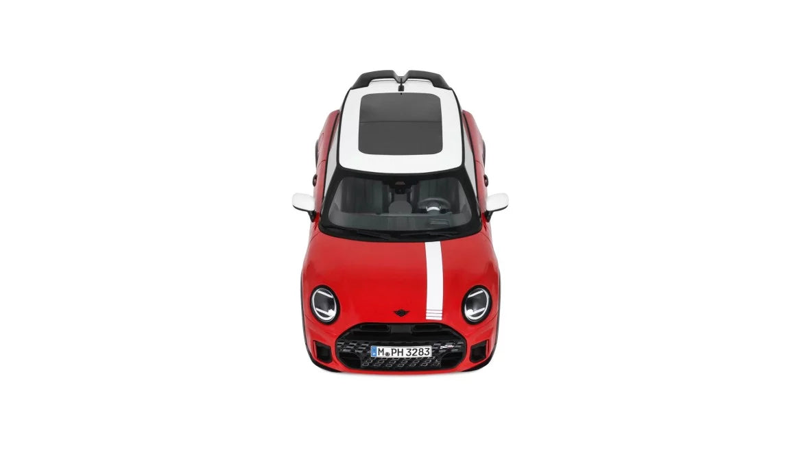 Ottomobile 1:18 Mini Cooper JCW 1965 Victory Edition Chili Red 2026 *Resin Series* OT1418