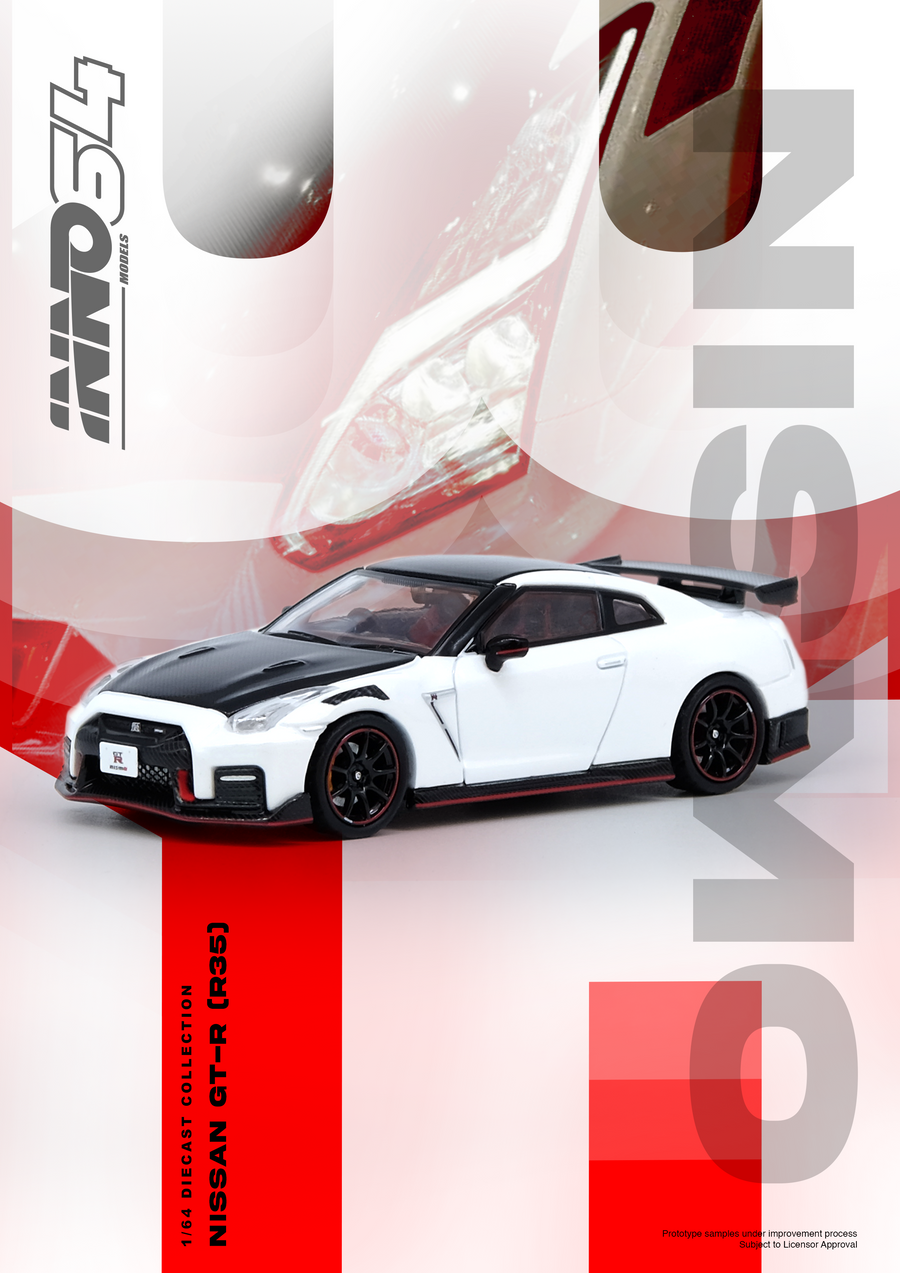 Inno64 Nissan GT-R (R35) NISMO White IN64-R35N-WHI