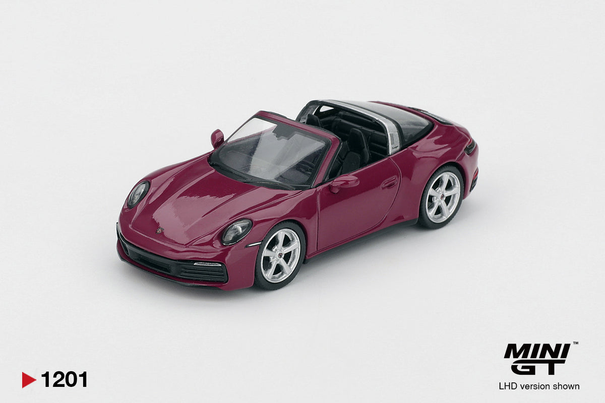 Mini GT 1:64 Porsche 911 (992.1) Rubystone Red Set