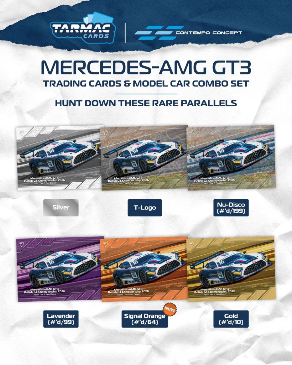 Tarmac Works 1:64 Mercedes-AMG GT3 British GT Championship 2026 Kevin Tse/Ben Green