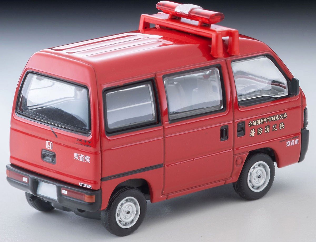 Tomica Limited Vintage 1:64 Honda Acty Van Inspection Car Chichibu Fire Dept Red