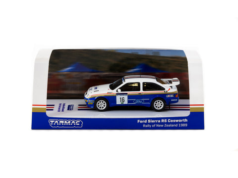 Tarmac Works 1:64 Ford Sierra RS Cosworth Rally of New Zealand 1989 #16
