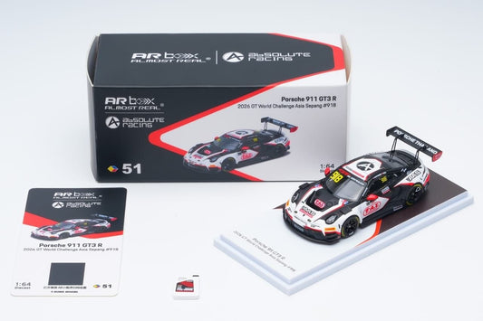 AR Box Almost Real 1:64 911 GT3 R 2026 *Two Colours*