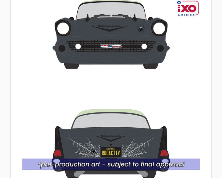 IXO America 1:64 1957 Chevrolet Bel Air Halloween Lowrider