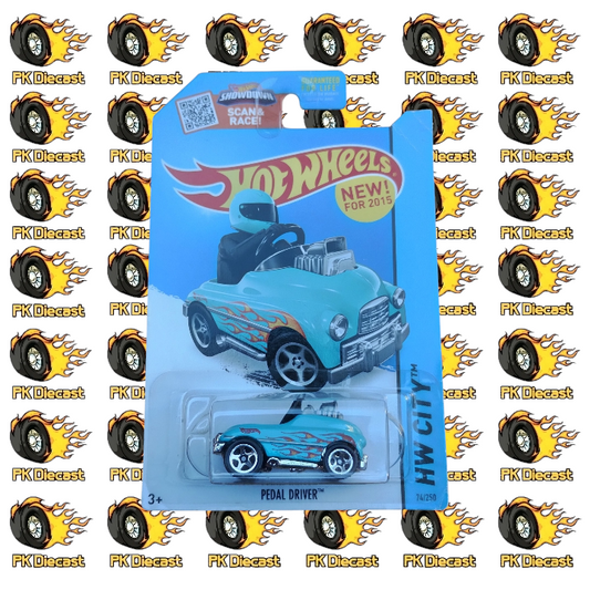 Hot Wheels 1:64 2013 Mainline Pedal Driver 74/250 HW City Long Card