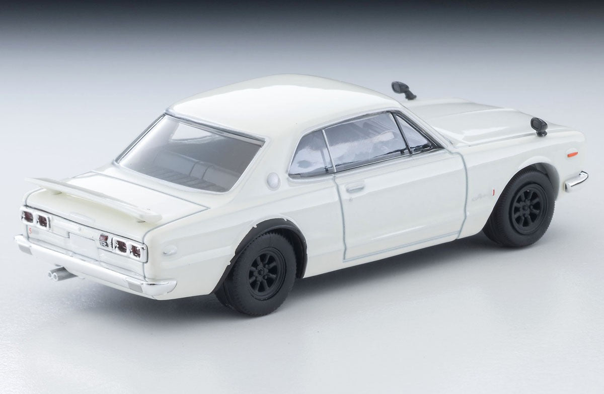 Tomica Limited Vintage 1:64 1972 Nissan Skyline Hardtop 2000GT-R RS Watanabe Wheel Equipped White