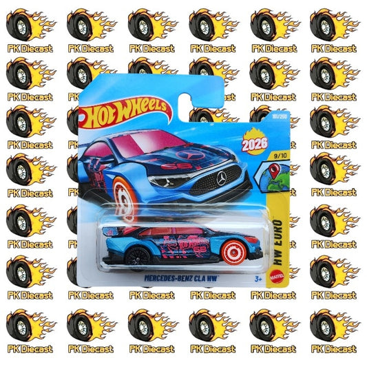 Hot Wheels 1:64 Mercedes-Benz CLA HW HW Euro 181/250 Short Card