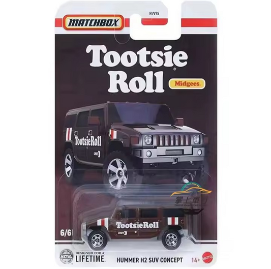 Matchbox 1:64 Hummer H2 SUV Concept Tootsie Roll - Candy Mix 3 - 2026