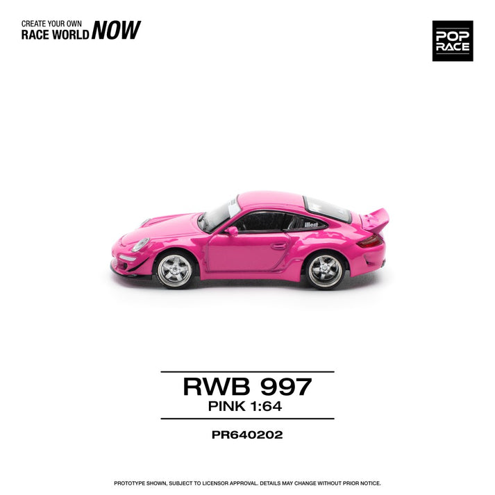 Pop Race 1:64 RWB 997 Pink PR640202