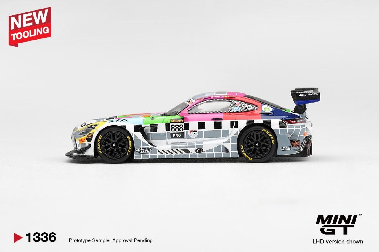 Mini GT 1:64 Mercedes-AMG GT3 #888 Mercedes-AMG Team GMR Meguiar´s Bathurst 12 Hour 2025 (LHD) #1336