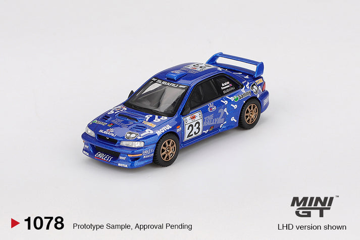 Mini GT 1:64 Subaru Impreza WRC99 #23 2000 Acropolis Rally LHD #1078