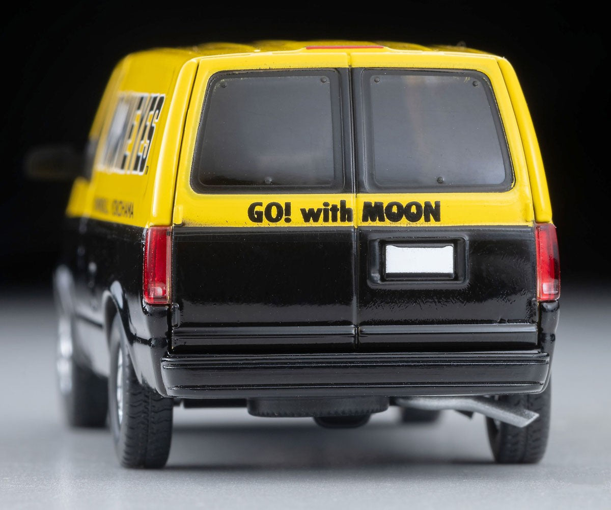 Tomica Limited Vintage 1:64 1994 Chevrolet Astro Van *MOONEYES* Black/Yellow
