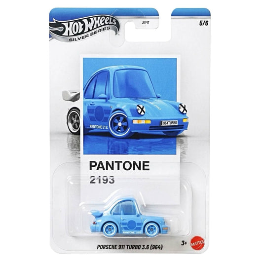Hot Wheels 1:64 Pantone Mix 3 Porsche 911 Turbo 3.4 (964) 5/6 Silver Series
