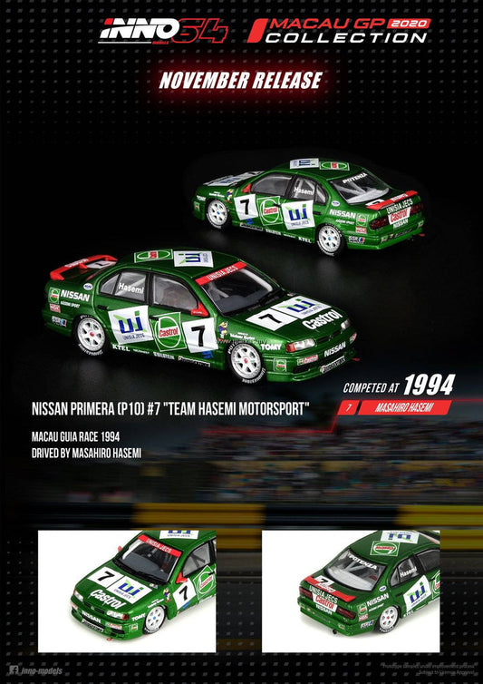 Inno64 Nissan Primera (P10) #7 Macau Guia Race 1994