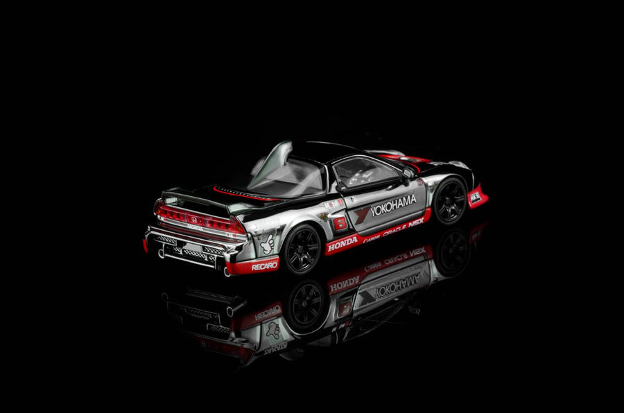 MotorHelix 1:64 Honda NSX-R Custom GT Look Customised Electroplating Gun Grey