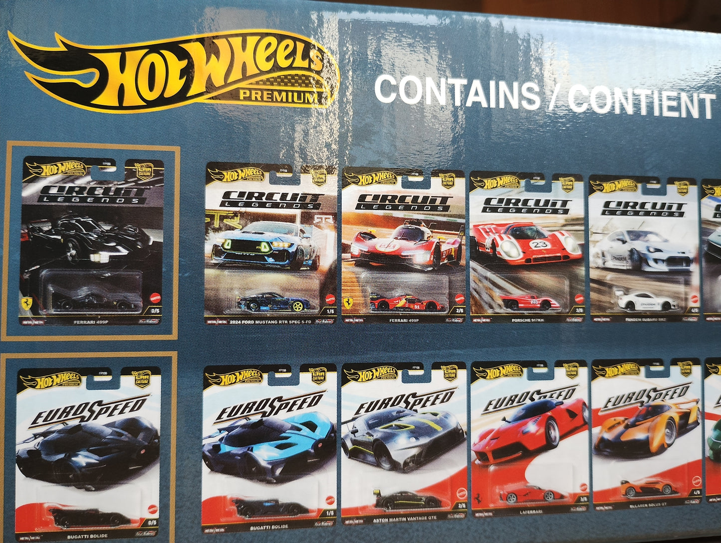 Hot Wheels 1:64 2025 Car Culture & Team Transport Factory Set Mix 3/4